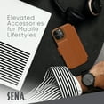 thumbnail image 6 of SENA Magnetic Wallet Wrap for iPhone 14 / iPhone 14 Pro Tan - SXD11306US, 6 of 6