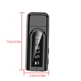 thumbnail image 2 of Transmisor del receptor inalámbrico de audio del sistema estéreo del coche del adaptador de audio del USB Bluetooth con la pantalla del LED Guardurnaity EL4594-00B, 2 of 2