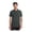 Anchor Grey, variant on Unisex Stretch Heavyweight Pique Polo | Short Sleeve Collared Shirt for Men & Women, Casual Work Top - Night Navy M