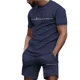 thumbnail image 4 of Conjunto de pantalones cortos con estampado de moda de verano 2024 para hombre, conjunto deportivo transpirable de secado rápido, conjunto de camiseta de manga corta, conjunto de jogging para hombre, 4 of 4