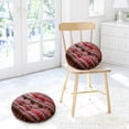 thumbnail image 3 of LHWEN Painted Thickened Chair Cushion for Hip Soft Square Lattice Cotton Seat Pad for Home Car Coccyx Sciatica Back Comfortable Polyester Fiber Pearl Cotton Filling 15.7x15.7x3.15 Inches Machine, 3 of 7