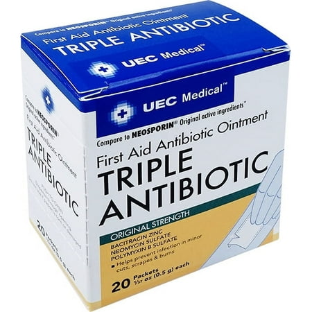 UEC Medical Triple Antibiotic 0.5g 20ct