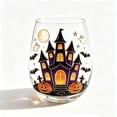 thumbnail image 6 of QuanTara Halloween 2D Glass Tumbler, 16oz Spooky Character Drinking Glass, Handle-Free Cartoon Ghost & Pumpkin Cup for Cold Beverages, Candy Jar, or Haunted House Party Decor, 6 of 7