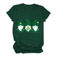 thumbnail image 3 of St Patricks Day Shirts for Women Lucky Irish Shamrock Shirt St Pattys Day Short Sleeve Tees Tops, 3 of 5