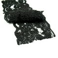 thumbnail image 3 of Altotux 4-1/8" Black Raschel Lace Trim with Handsewn Floral Pattern Cording Scalloped Trimming DIY Design Craft Sewing Supplies, 3 of 3