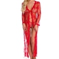 thumbnail image 2 of Conjunto de ropa interior sexy Traje de lencería de encaje Ropa sexy lavada a mano para adultos, Rojo, S Scienceny XX000040-04, 2 of 7