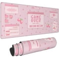 thumbnail image 2 of Pink Game Strawberry Milk Gaming Mouse Pad XL, Large Extended Mousepad Desk Pad, Long Nonslip Rubber Mice Mats Stitched Edges Playmat for Office Home Gamer, 31.5x11.8 Inch, 2 of 6