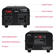 EFFORTWAY 500 Watts 110V to 220V Voltage Converter Transformer Step Up/Down Transformer 220V to 110V Voltage Converter
