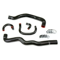 HPS Performance Black Silicone Radiator, Heater Hose Kit Compatible for 1998-2005 Lexus GS300 GS400 2JZ-GTE VVT-i Swap, 57-2082-BLK