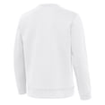 thumbnail image 3 of Men's Antigua White New England Patriots Relevant Lightweight Pullover Sweatshirt, 3 of 3