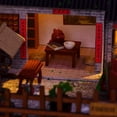 thumbnail image 4 of Casa de artesanal en miniatura, pueblo de , de DIY, casa , modelo de construcción en miniatura CUTICAT mini casa de muñecas de bricolaje, 4 of 8