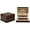 Rio Rosewood, variant on Prestige Import Group Elevate Lacquer Humidor w/ Articulating Multi-Tier Tray System - Capacity: Holds up to 150 Cigars - Rio Rosewood Finish