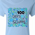 thumbnail image 4 of Inktastic 100 Days of School Stars in Blue Women's T-Shirt, 4 of 5