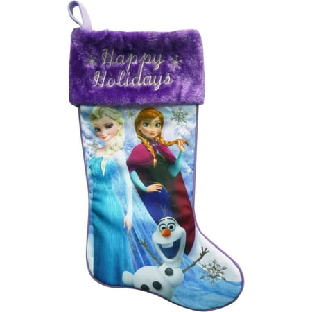Disney Frozen 20" Stocking with Embroidered Plush Cuff