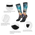 thumbnail image 3 of Naloa Colorful Planet Universe Thigh High Socks Extra Long Stretchy Sock Women Over Knee High Opaque Stocking Daily Wear, 3 of 6