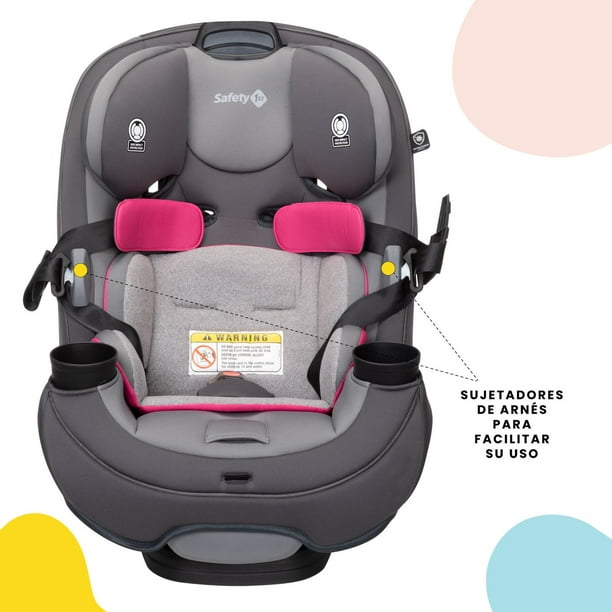 Autoasiento Convertible 3 en 1 Grow Go rosa Safety 1st Grow n Go Walmart en linea