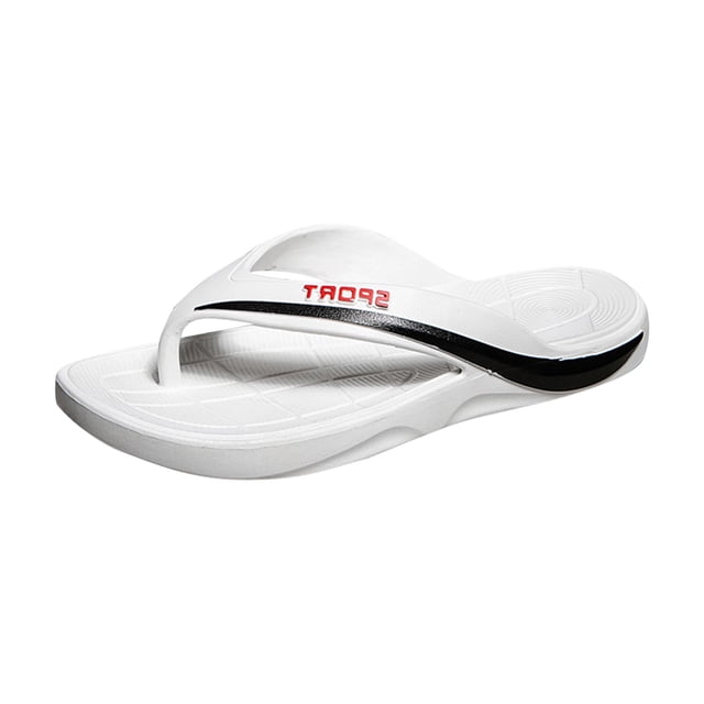 Mens Fashion Casual Spring And Summer Soft Bottom Non-Slip Beach Outdoor Wear Clip-Toe Open-Toe Trendy Flip-Flops