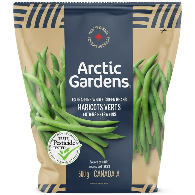 Arctic Gardens Extra Fine Green Beans Tested for Pesticide Residues, 500 g