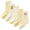 Yellow, variant on Balabala Girls Cotton Blend Crew Socks, 5-Pack Cute Ruffle Animal Socks, Soft Stretch School Socks for All-Season Wear (4–14 Years)