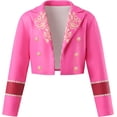 thumbnail image 4 of Satmonnus G'i'rls Pink Halloween Costume Dress, Heart Printed Costume Dress Fancy Dress Up Princess Jacket and Dress Cosplay Outfit Halloween Party for 4-12 Y, 4 of 7