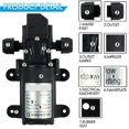 thumbnail image 4 of 72W 12V Water Pump High Pressure Diaphragm Self-priming 160PSI 6L/Min RV Caravan ,Not Damage Pump, 4 of 6