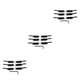 thumbnail image 5 of Toystoory Pack of 6 Electric Guitar Bridge Stylish Components Wrench with Stringed Portable Saddle Accessories Modified Saddles Insturment Type1 NO1, 5 of 6