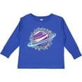 thumbnail image 3 of Inktastic Planet Saturn with Stars Boys or Girls Long Sleeve Toddler T-Shirt, 3 of 5