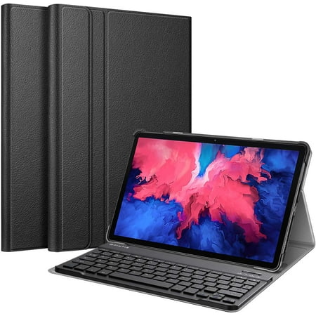 Wireless Bluetooth Keyboard Case for Lenovo Tab P11 2020 Released 11 inch (Model: TB-J606F TB-J606X), Stand Cover with Detachable Wireless Bluetooth Keyboard, Black
