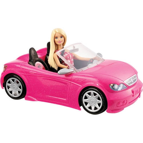 barbie convertible walmart