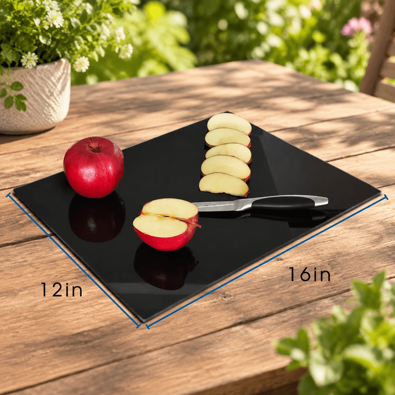Glboard 16 * 12 Inch Set Of 1 Tempered Decorative Square Place Mat For ...