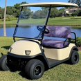thumbnail image 3 of Aplkyhs Purple Marble Print Golf Cart Seat Covers Club Car Elastic Golf Cart Seat Covers Front Seat A Perfect Balance of Warmth in Winter and Cooling in Summer Designed for Golf Lover Gold Purple, 3 of 7