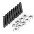 thumbnail image 4 of Neyseki 9 piezas Turbo Studs + contratuerca para S13 S14 S15 SR20 CA18, 4 of 7