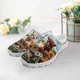 thumbnail image 3 of Chririnla Farmhouse Daisy Flower Alpaca Mules Women's Slip On Close Toe Clogs Comfortable Flat Walking Loafers Mesh Breathable Casual Footwear Soft Slippers, 3 of 7