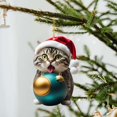 thumbnail image 3 of Colgante de mochila con forma de gatito creativo navideño para coche, regalo de decoración navideña para el hogar, 3 of 6