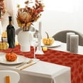 thumbnail image 5 of Hometravel Fall Thanksgiving Table Runner, Pumpkin Themed Holiday Decor, 33x183cm Dining Table Cover for Autumn, Seasonal Home Celebration Accent, 5 of 7