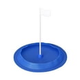 thumbnail image 1 of Golf Putting Cup Portable with Detachable Flag Durable Golf Putting Training Blue, 1 of 8
