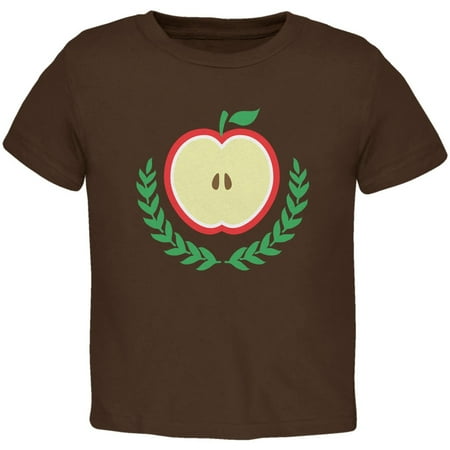 

Baby Shower Theme Apple of My Eye Brown Toddler T-Shirt - 3T