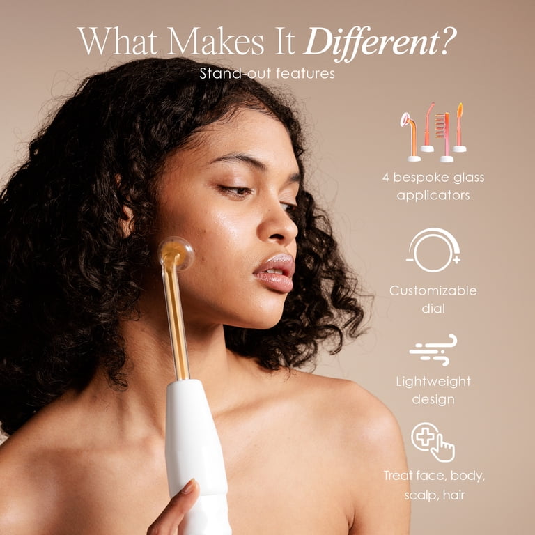 Project E Beauty Faisca Neon (Orange) | High Frequency Wand | Anti