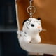thumbnail image 4 of 11 cm de la vida real lindo tigre leopardo peluche colgante juguetes peluche bosque animal muñeca llaveros niños dibujos animados regalo de cumpleaños, 4 of 5