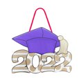 thumbnail image 2 of TIMIFIS Home Decor New Graduation Season Square Graduation Wooden Pendant Ornament DecorFall, 2 of 7