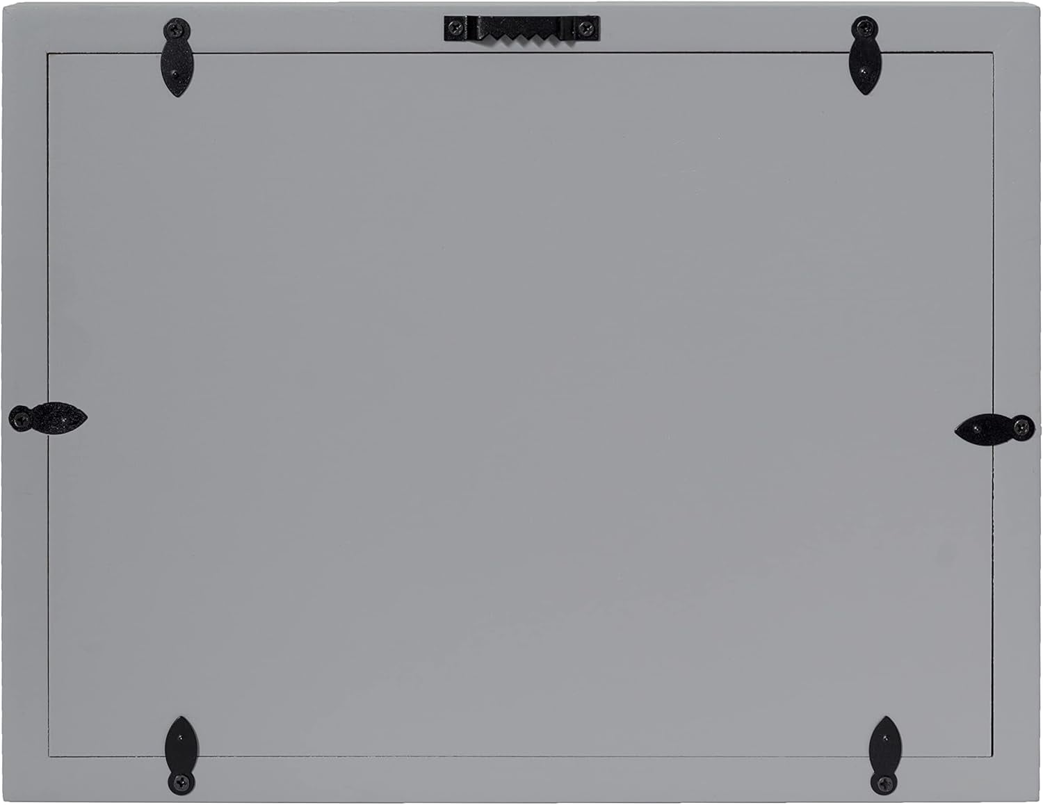 Better World Pets Pet Memorial Frame with Clay Paw Print Kit - Holds 4x6 Photo, Gray
