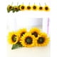 thumbnail image 5 of Ramo de Flores Artificiales de Seda de 5 Cabezas de Girasol Falso para Decoración Floral Del Hogar, 5 of 7