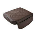 thumbnail image 5 of funtasica Generic Car Armrest Cushion Armrest Box Mat Universal Car Auto Accessories Car Armrest Pad Covers for Auto Vehicles Suvs Brown, 5 of 8