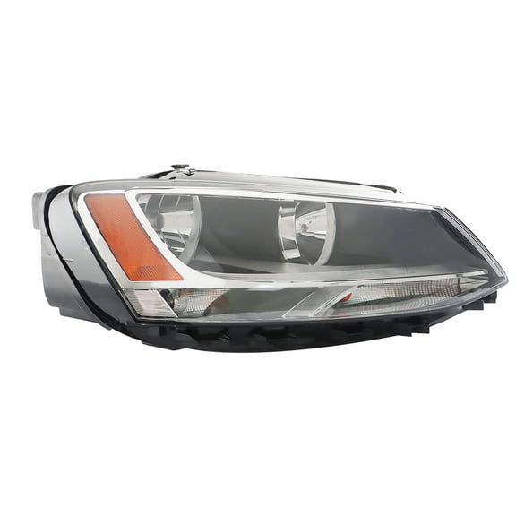 For 2011-2017-2018 Volkswagen Jetta Headlight Halogen Right Passenger Side Black