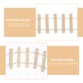 thumbnail image 3 of WASHWEPE 12Pack Small Garden Fence Iron Beige Color DIY Hand-made Decoration, 3 of 8
