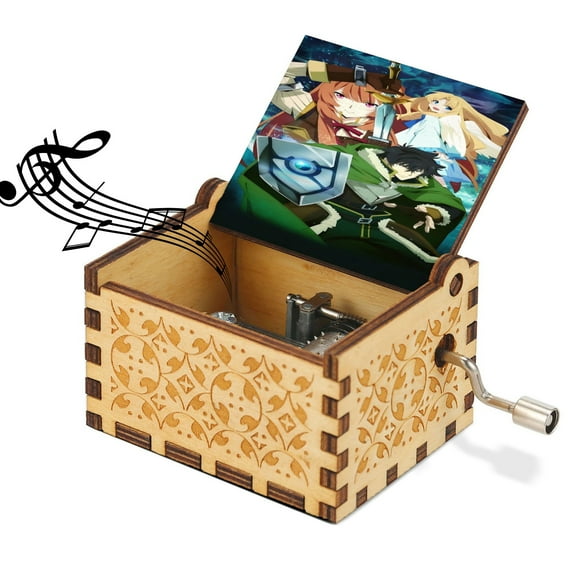 The Rising of the Shield Hero Wooden Music Box.