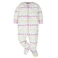 thumbnail image 2 of Onesies Brand Baby Girl Sleep 'n Play Footed Pajamas, 4-Pack, Sizes Newborn-6/9 Months, 2 of 8