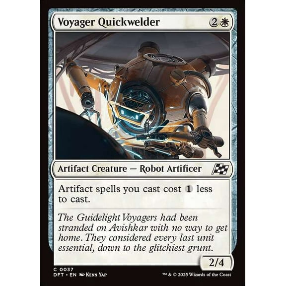 MtG Aetherdrift Common Voyager Quickwelder (FOIL) #37