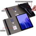 thumbnail image 3 of Case for Samsung Galaxy Tab A7 10.4 2020 SM-T500, Slim Premium PU Leather Folio Stand Cover with Auto Sleep/Wake & Pencil Holder, Gray, 3 of 5