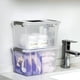 thumbnail image 4 of 4 paquetes de contenedores de almacenamiento de plástico con tapas con pestillo Caja de almacenamiento transparente con asa Contenedores de almacenamiento apilables para organizar juguetes,, 4 of 8